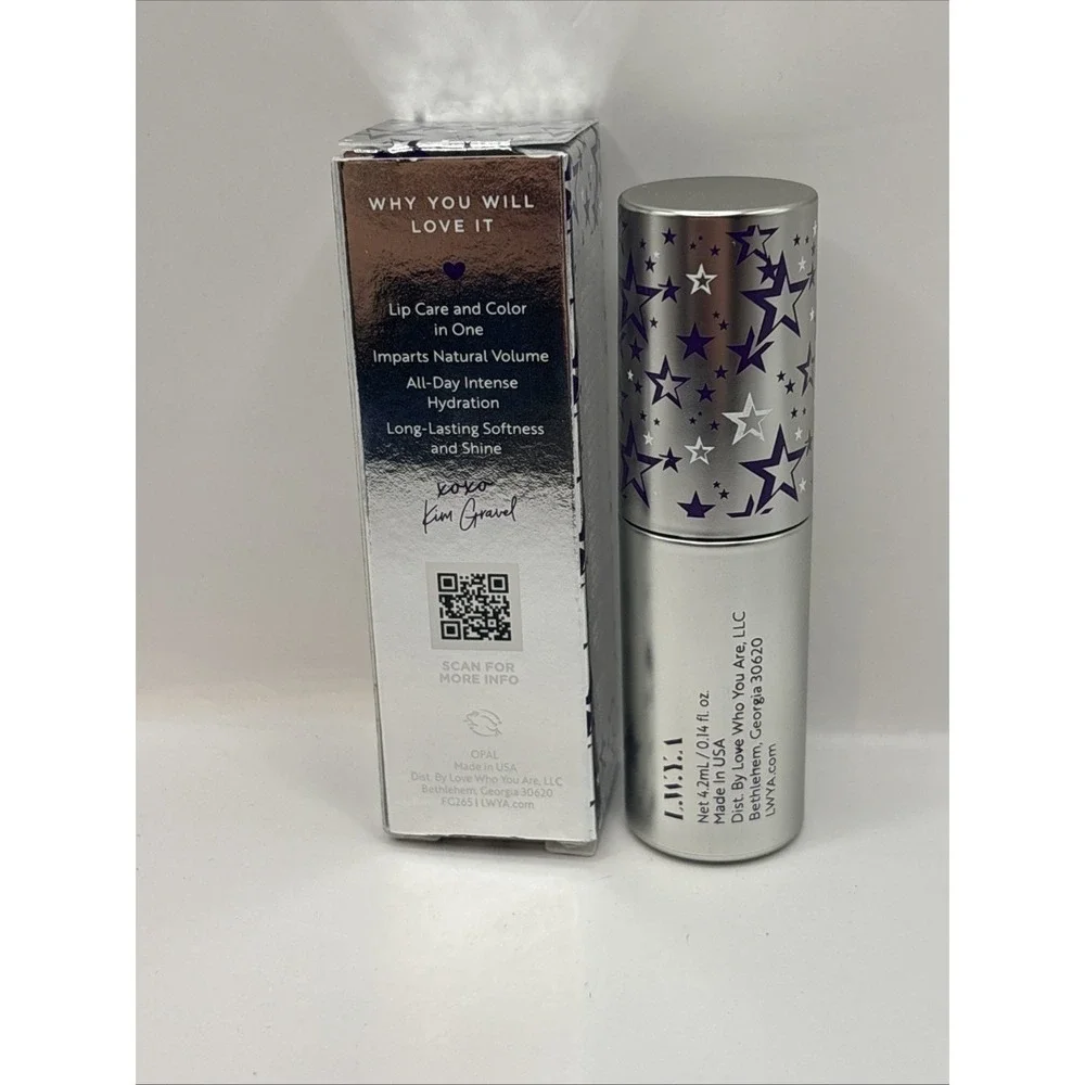 LWYA By Kim Gravel LipTastic Lip Bloss Hydrating Lip Oil‎ OPAL 4.2 Ml/0.14 Fl Oz